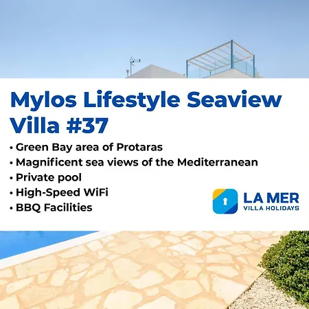 Willa Mylos Lifestyle Seaview #37 Protaras